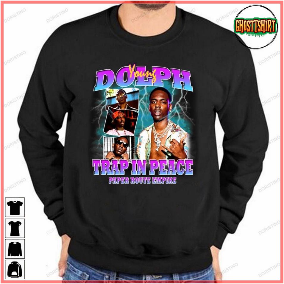 Trap In Peace Paper Route Empire Young Dolph 1985 2021 Tshirt ...