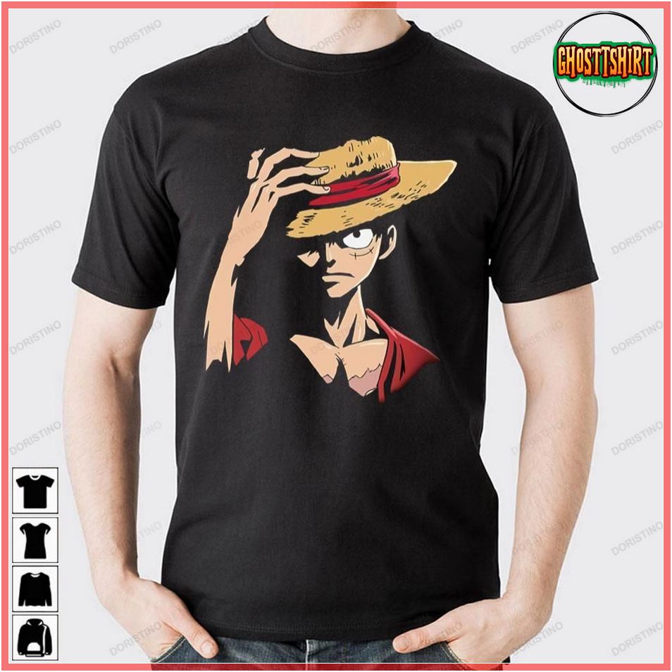 Vintage The Face Luffy Character One Piece Png Tshirt Sweatshirt Hoodie