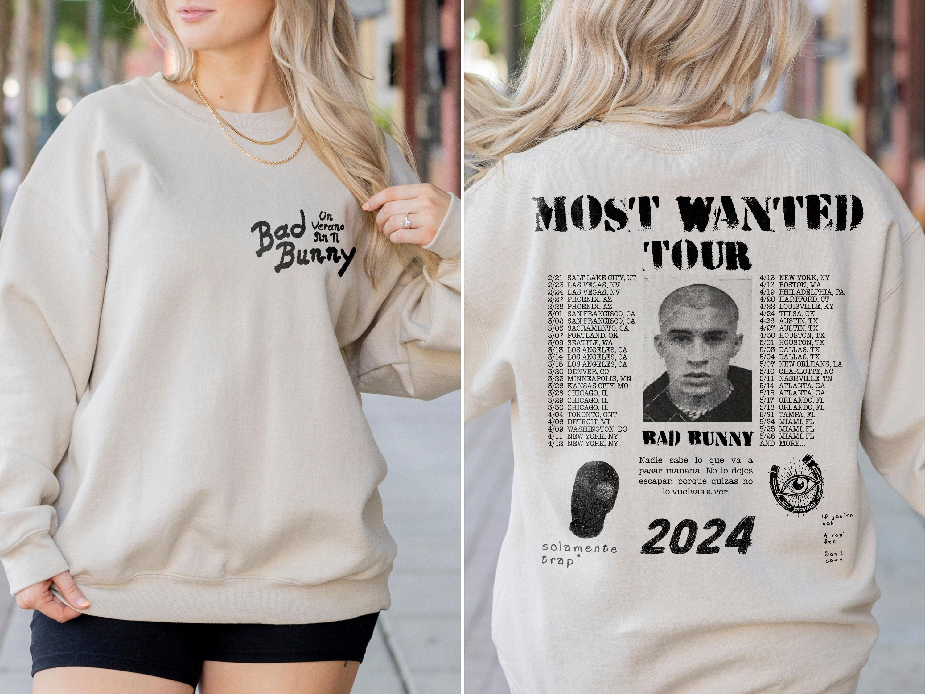 Bad Bunny Most Wanted Tour 2024 Shirt Nobody Knows What’s Gonna Happen Tomorrow