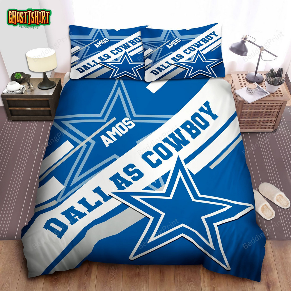 Custom Name Dallas Cowboys Bedding Set Ver 5