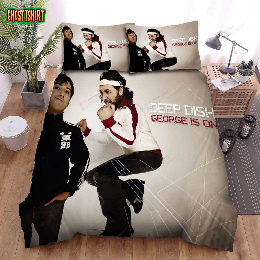 Deep Dish George Is On Album Music Bed Sheets Spread Comforter Duvet Cover Bedding Set