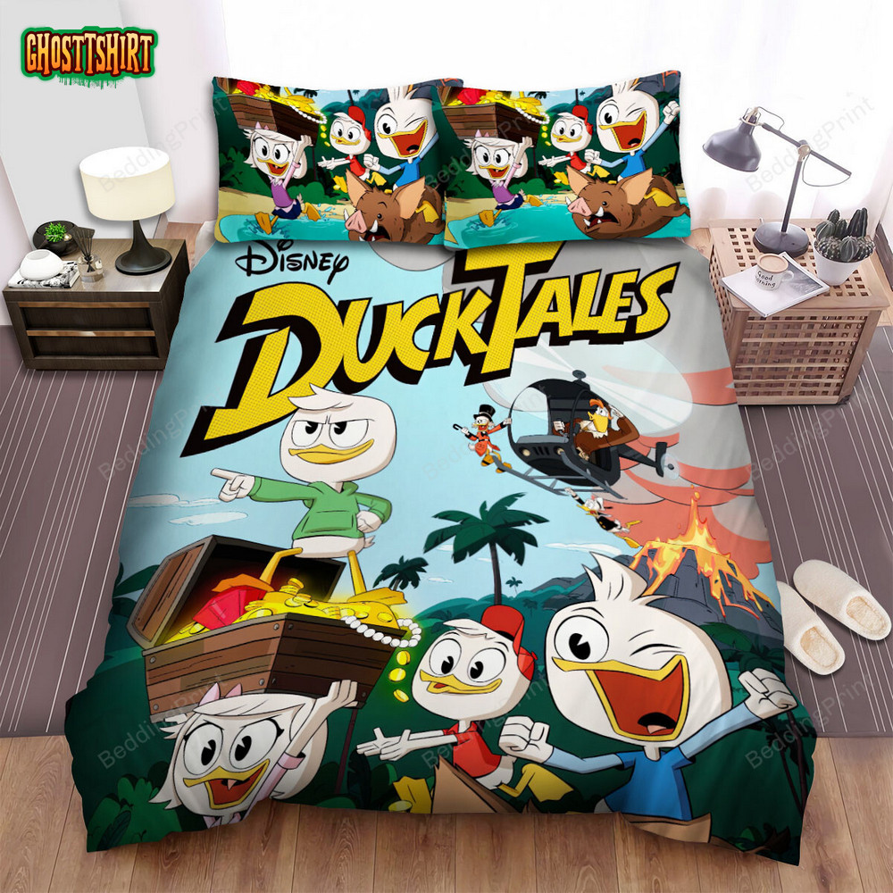 Ducktales Movie Poster 7 Bed Sheets Duvet Cover Bedding Set