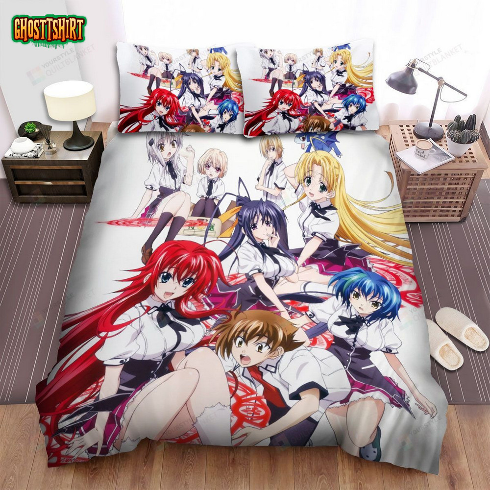 High School Dxd Anime Bed Sheets Spread Comforter Duvet Cover Bedding Set