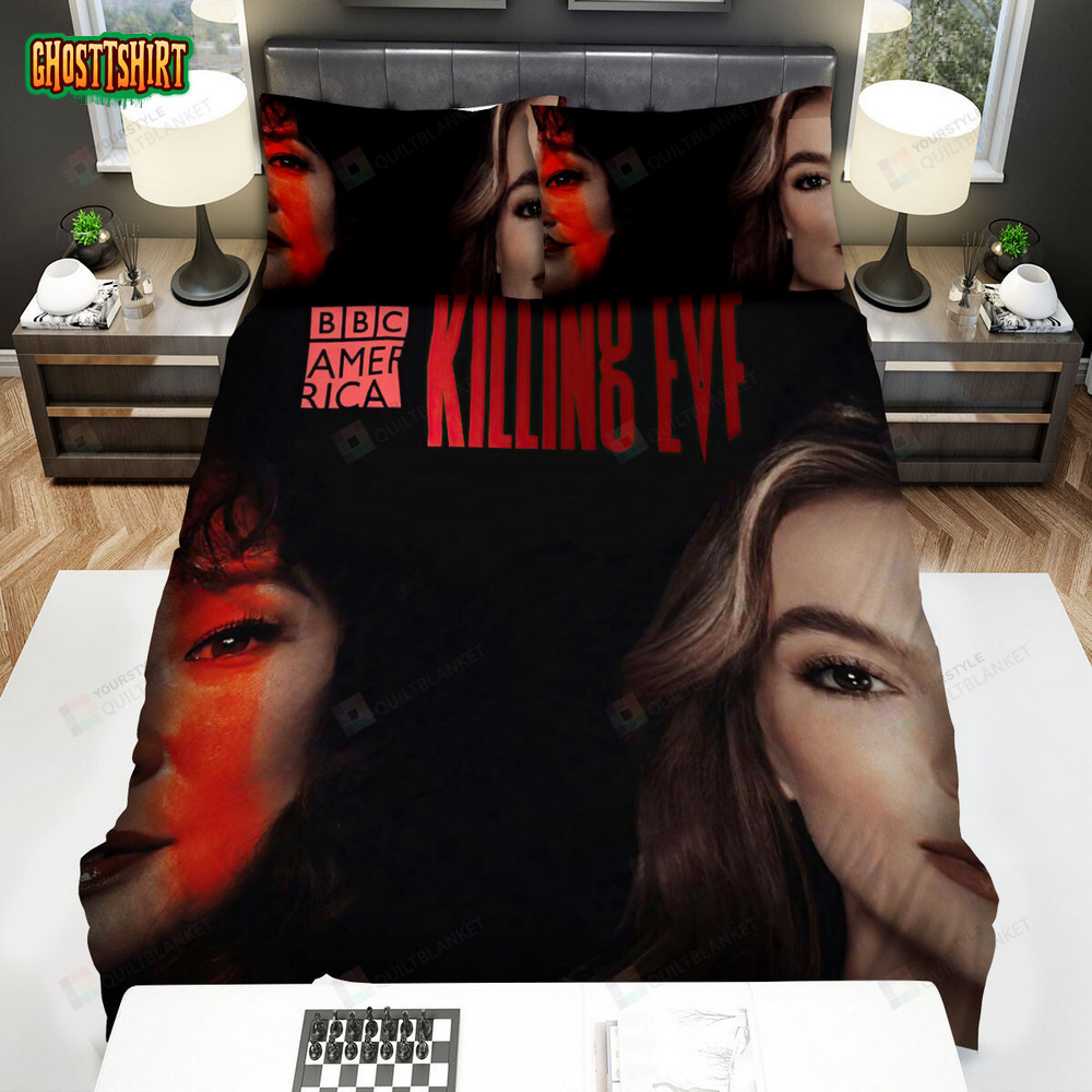 Killing Eve (2018–2022) Movie Poster 2 Bed Sheets Duvet Cover Bedding Set