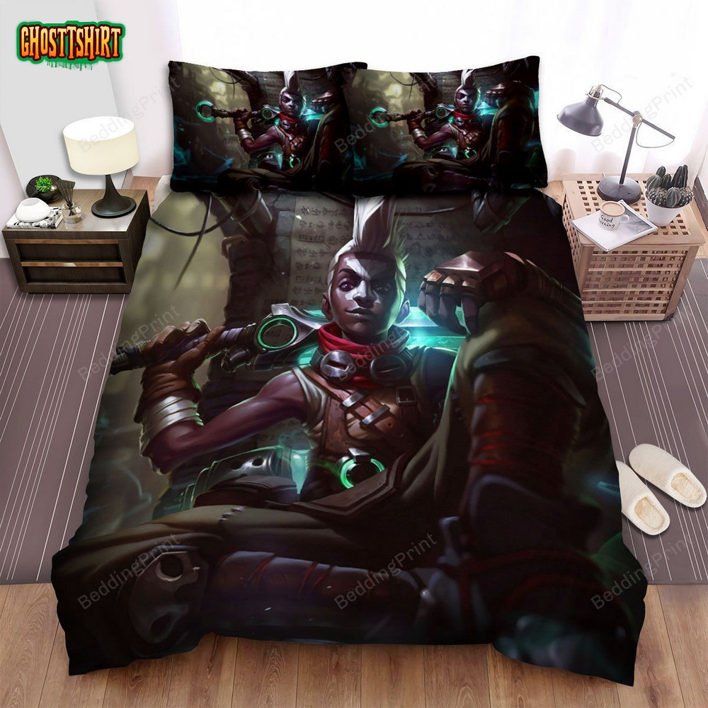 League Of Legends Original Ekko Splash Art Bed Sheets Spread Duvet ...