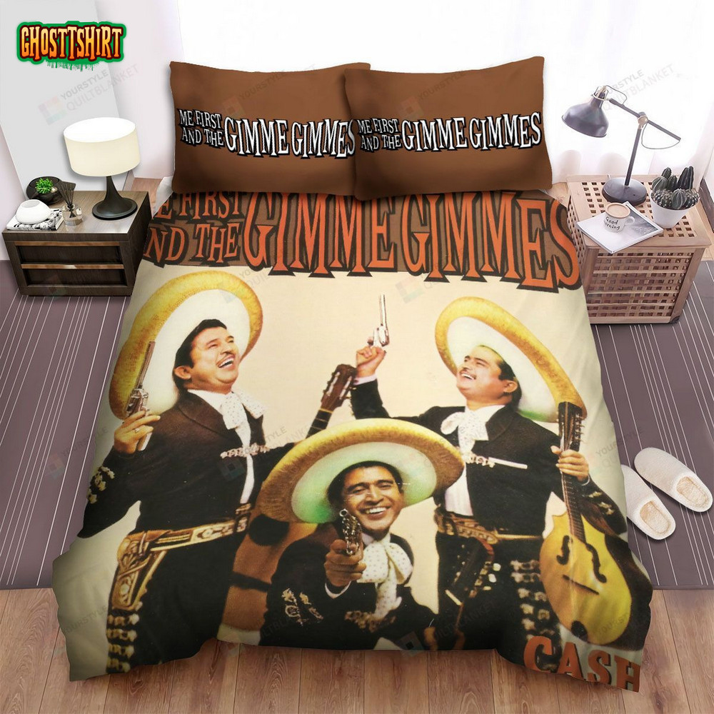 Me First And The Gimme Gimmes Band Cash Bed Sheets Spread Comforter Duvet Cover Bedding Set