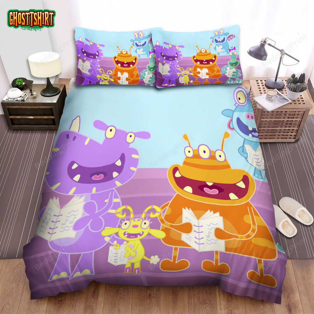 School Of Roars Learning With Main Characters Bed Sheets Spread Duvet ...