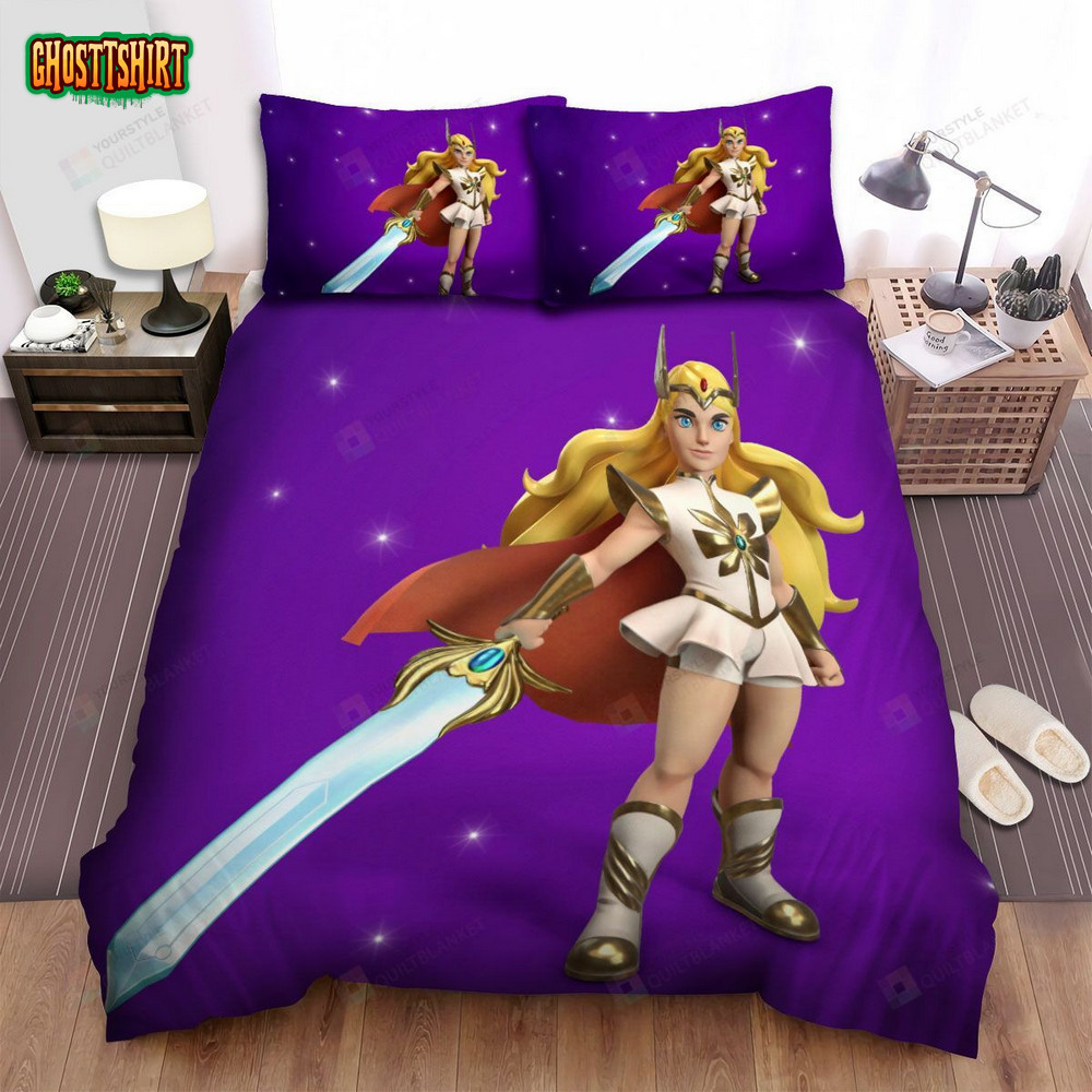 She-Ra And The Princesses Of Power Shera Posing Poster Bed Sheets Spread Duvet Cover Bedding Set