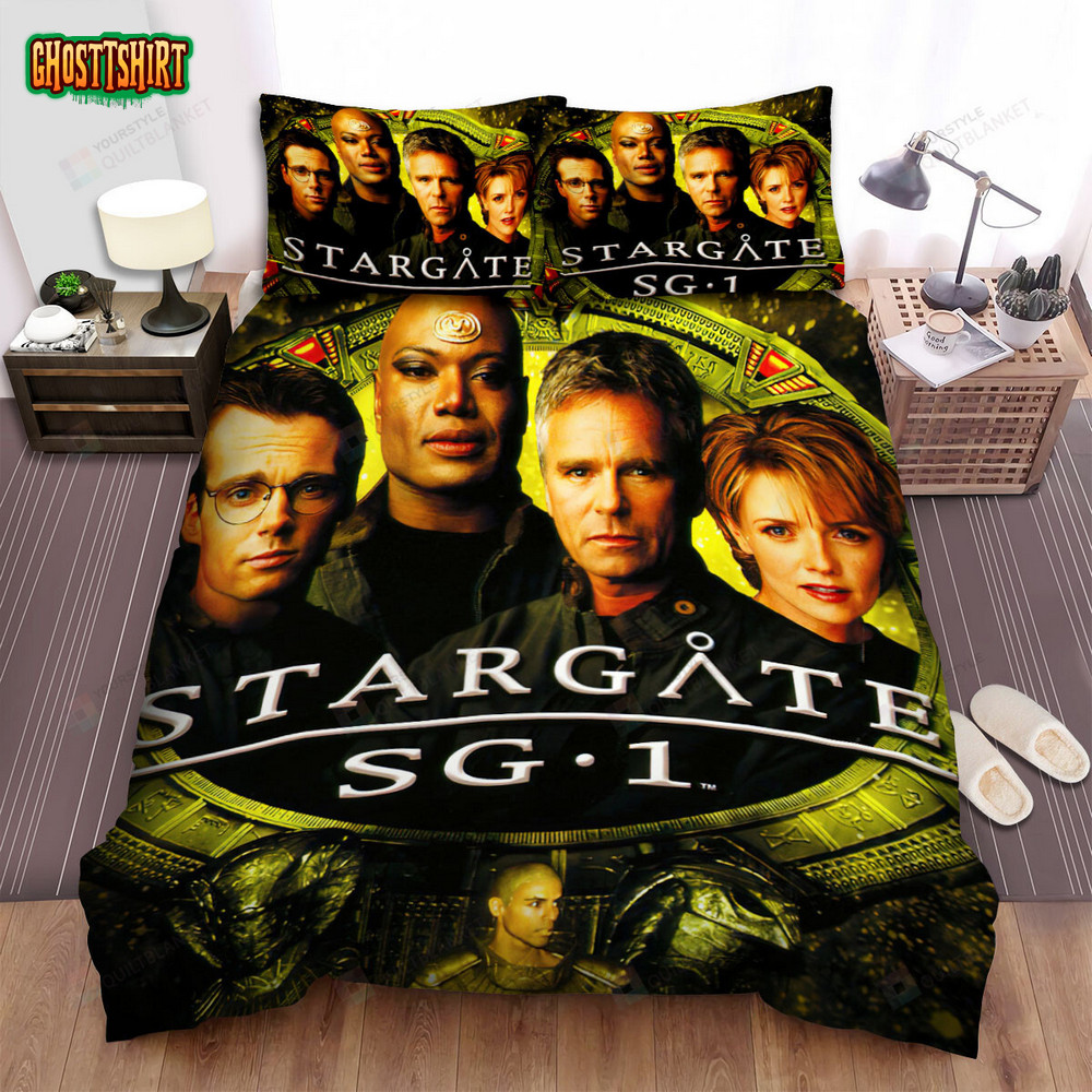 Stargate Sg-1 Movie Poster 9 Bed Sheets Duvet Cover Bedding Set