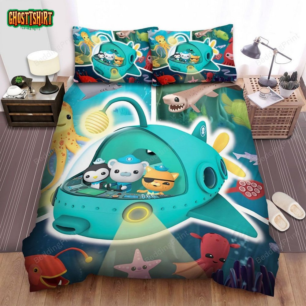 The Octonauts Exploring Three Zones Bed Sheets Spread Duvet Cover ...