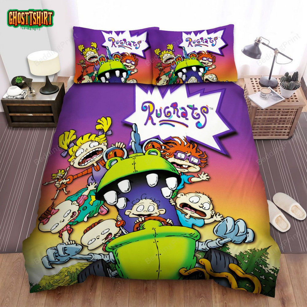 The Rugrats Movie Poster Bed Sheets Spread Duvet Cover Bedding Set