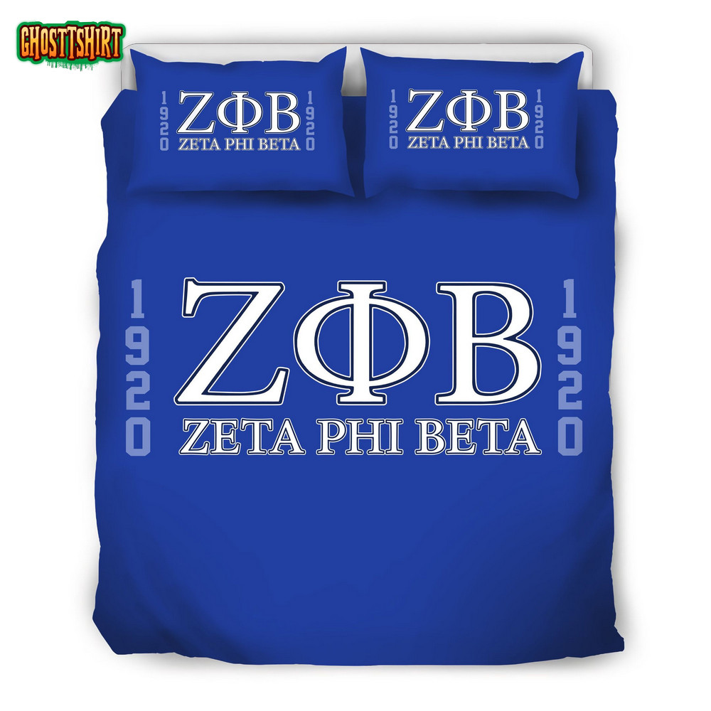 Zeta Phi Beta Custom Bedding Set