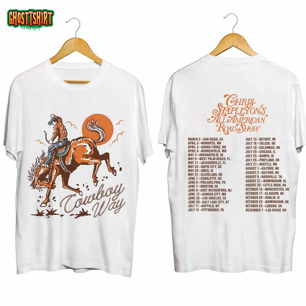 Chris Stapleton All American Road Show 2024 Tour Shirt