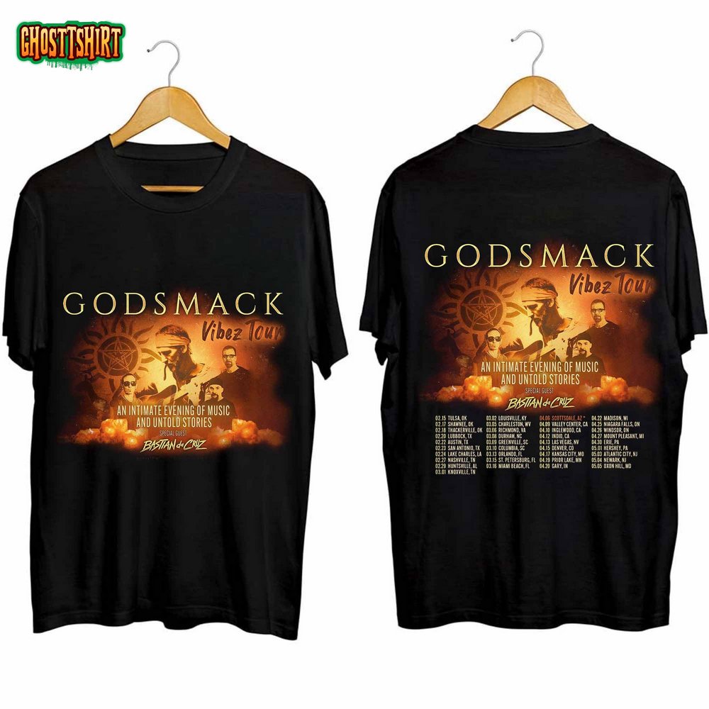 Godsmack Vibez 2024 North American Tour Shirt, Godsmack Band Fan Shirt