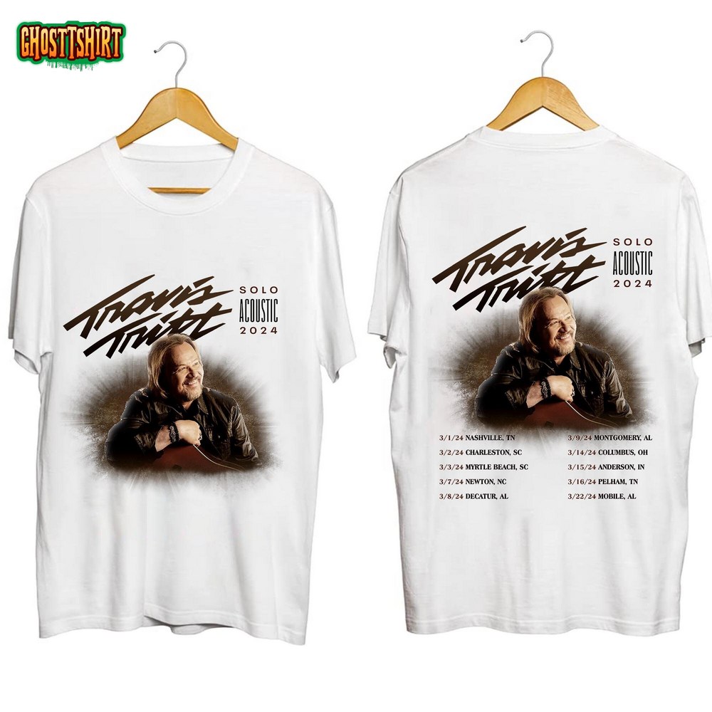 Travis Tritt Solo Acoustic Tour 2024 Shirt, Travis Tritt Fan Shirt