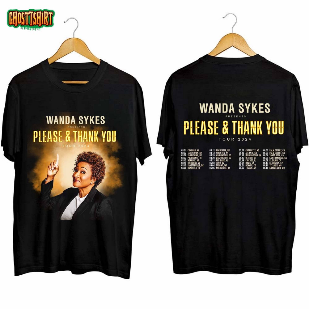 Wanda Sykes Please & Thank You! 2024 Tour Shirt, Wanda Sykes Fan Shirt