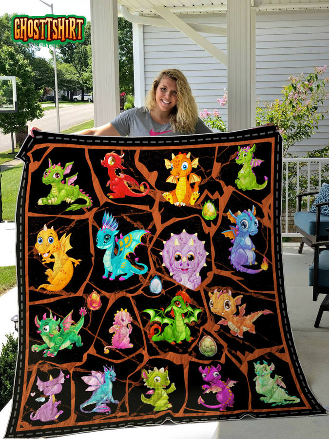 Baby Dragons Collection Quilt Blanket