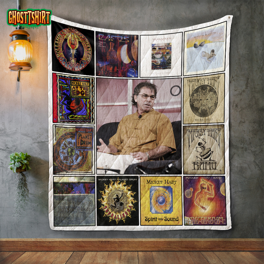 Mickey Hart Album Covers Quilt Blanket