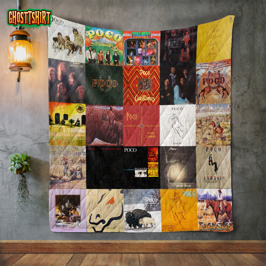 Poco 2 Album Covers Quilt Blanket