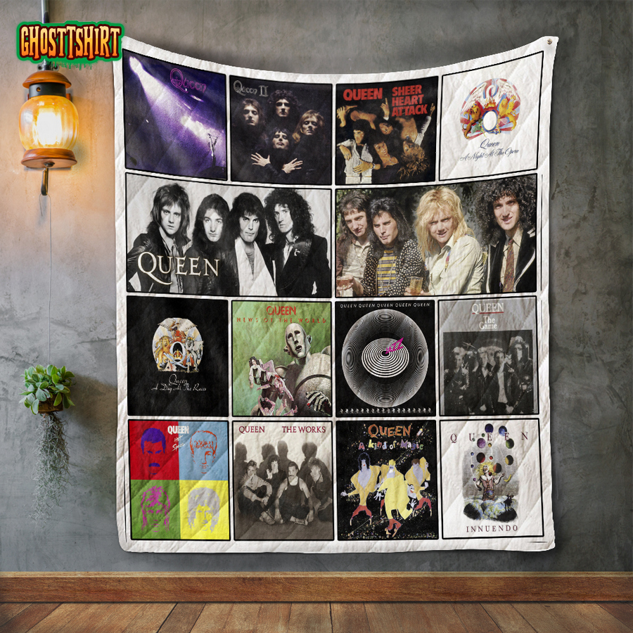 Queen 2 Album Covers Quilt Blanket