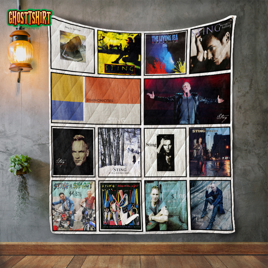 Sting Album Covers Quilt Blanket