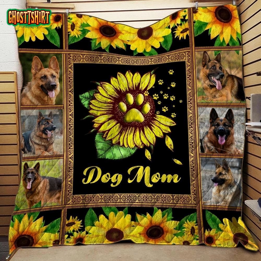 Sunflower German Mom Quilt Blanket