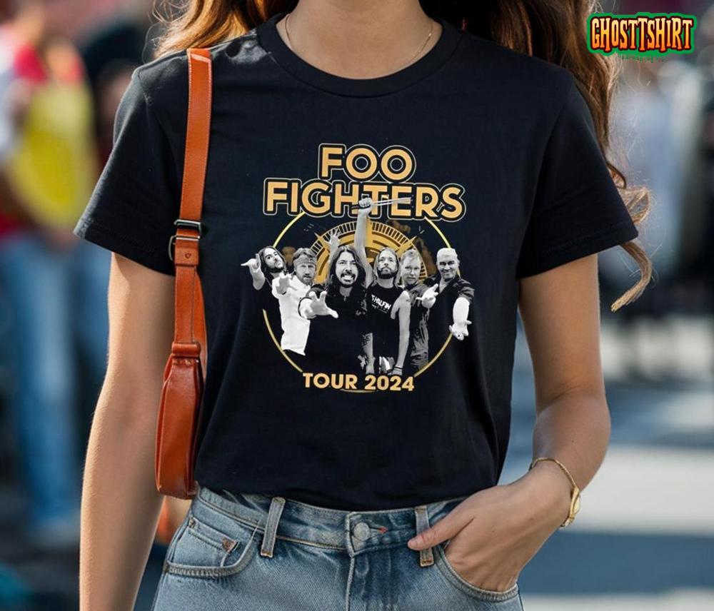 Foo Fighters Tour 2024 With Special Guests T-Shirt Foo Fighter Merch