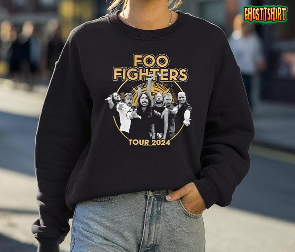 Foo Fighters Tour 2024 With Special Guests T-Shirt Foo Fighter Merch