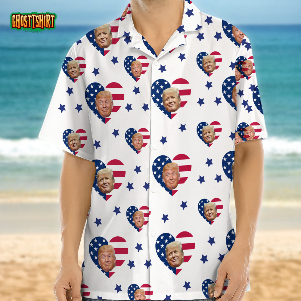 Independence Day American Trump 2024 Hawaiian Shirt