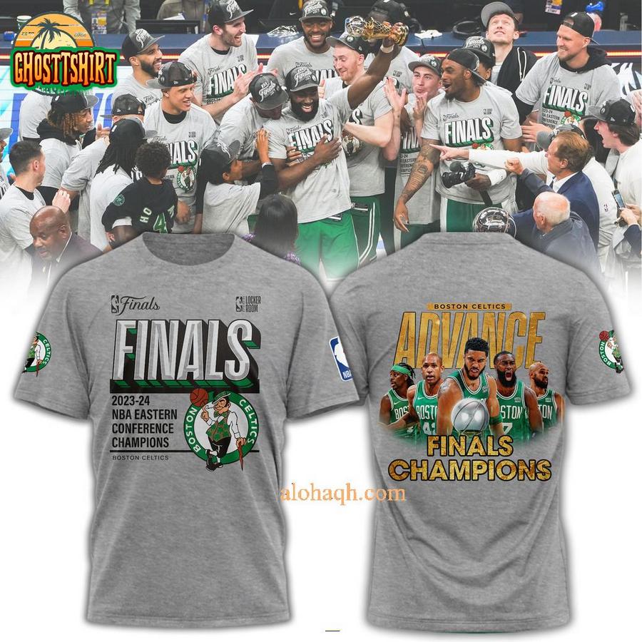 NBA Boston Celtics Advance Finals Champions 2023-2024 AOP 3D TShirt