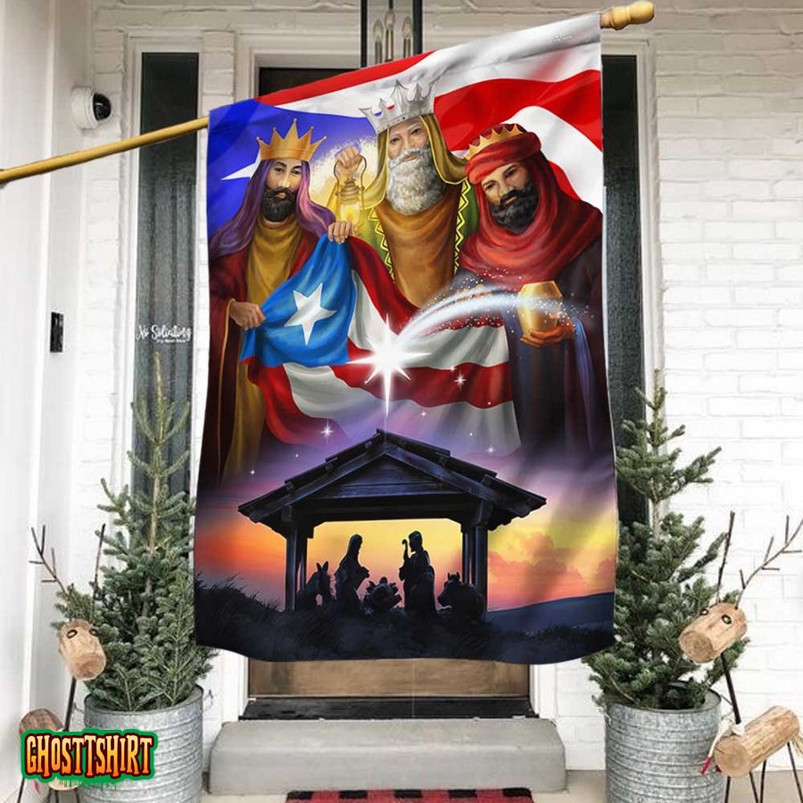 Three Kings, Three Wise Men, Nativity Of Jesus, Puerto Rico Flag