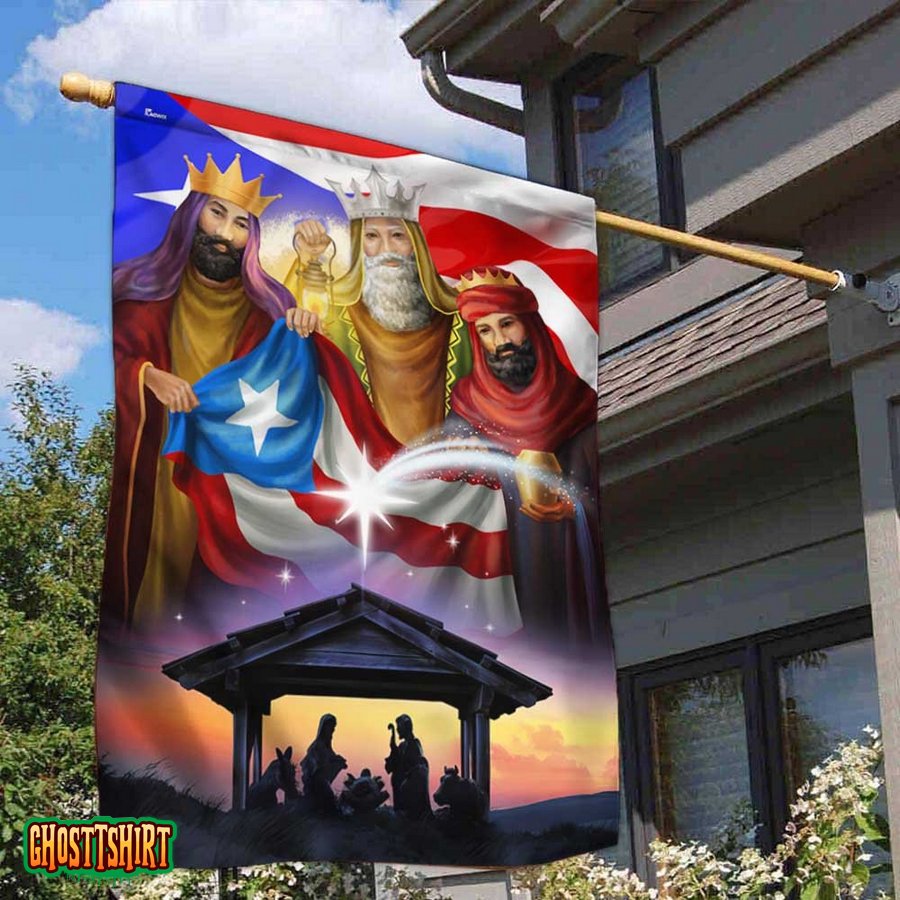 Three Kings, Three Wise Men, Nativity Of Jesus, Puerto Rico Flag