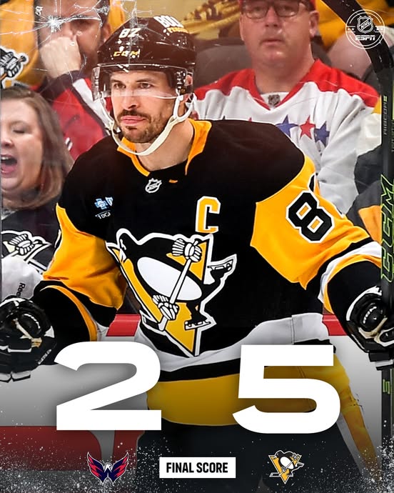Crosby and the Pittsburgh Penguins get a W in their regular season finale Crosby and the Pittsburgh Penguins get a W in their regular season finale