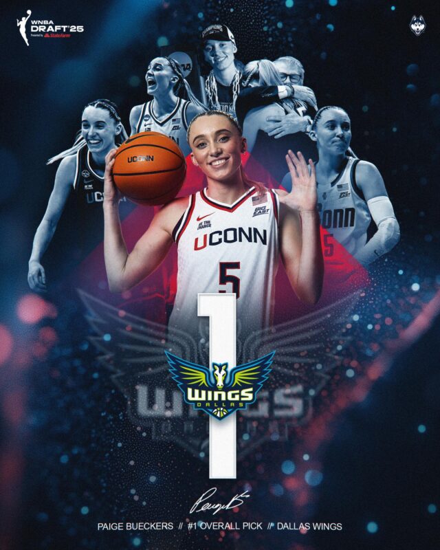 Dallas Wings Select UConn's Paige Bueckers No. 1 in 2025 WNBA Draft Dallas Wings Select UConn's Paige Bueckers No. 1 in 2025 WNBA Draft