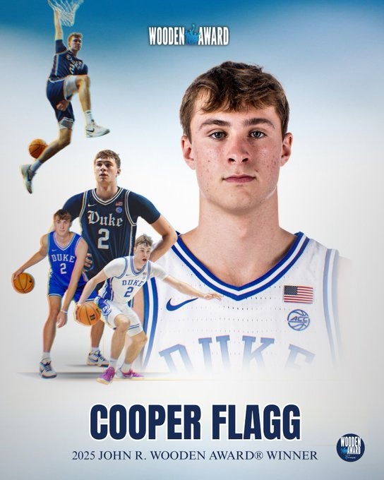 Duke Freshman Cooper Flagg Claims the 2025 Wooden Award A Star is Born Duke Freshman Cooper Flagg Claims the 2025 Wooden Award A Star is Born