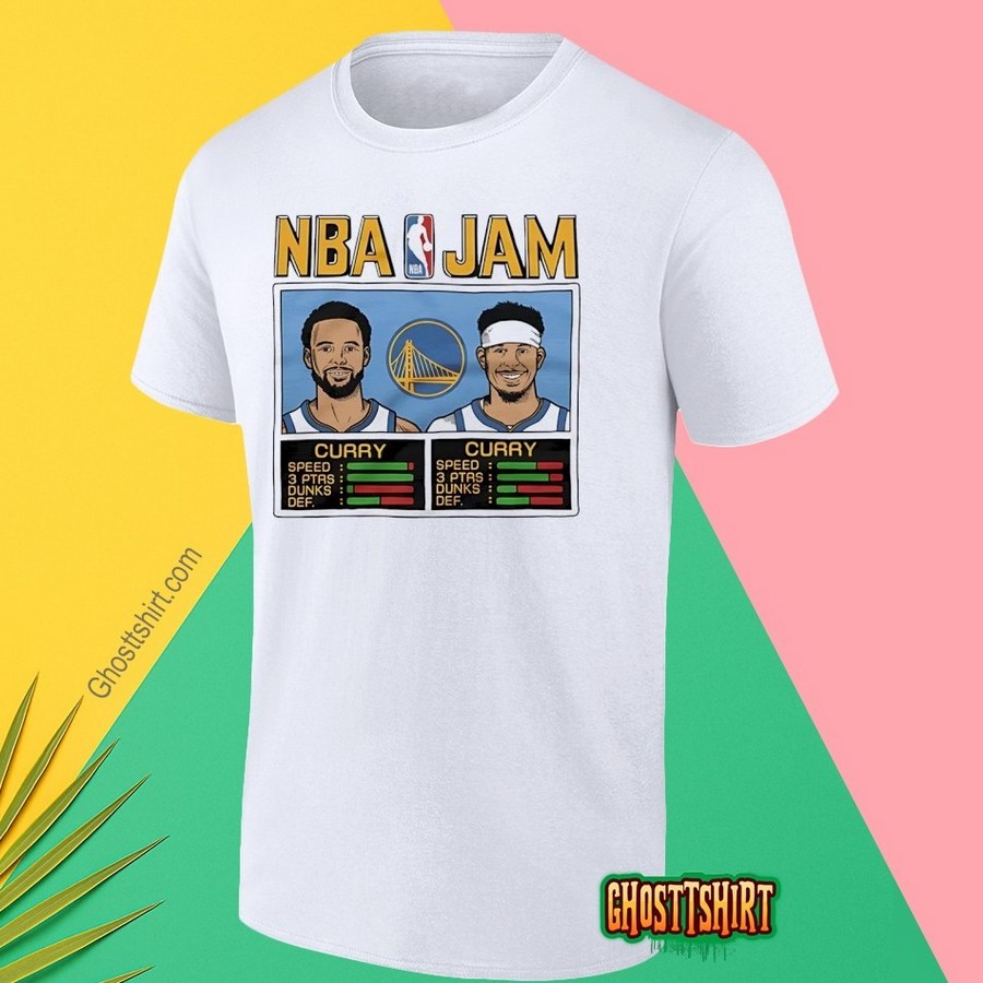 Stephen Curry And Curry Nba Jam Golden State Warriors Shirt